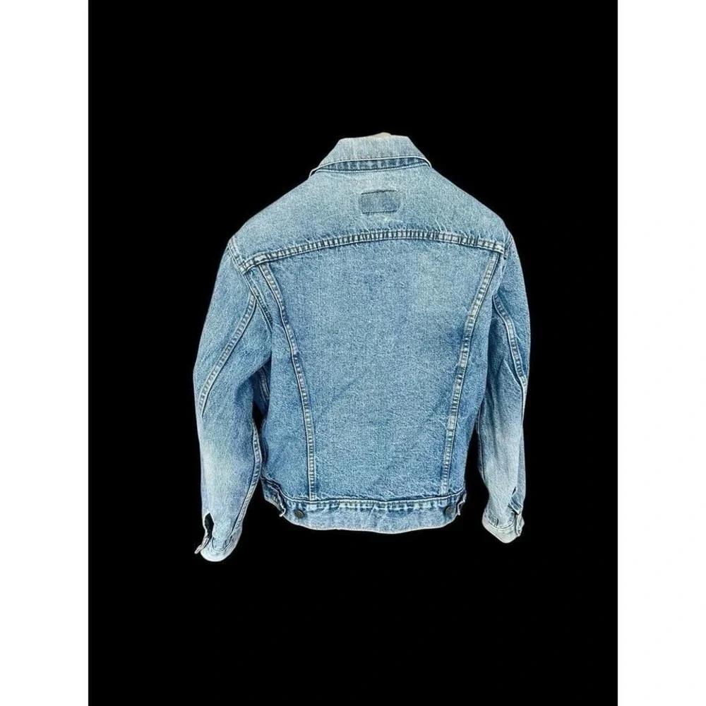 Vintage 1970s Levi's‎ Type 3 III Trucker Jacket Denim Made In USA Sz 42